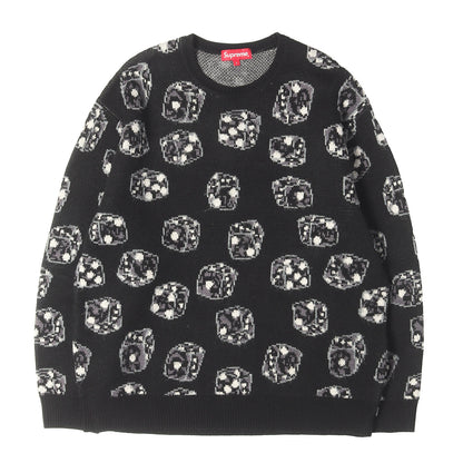 22AW ダイス柄 クルーネック ニット セーター(Dice Sweater)