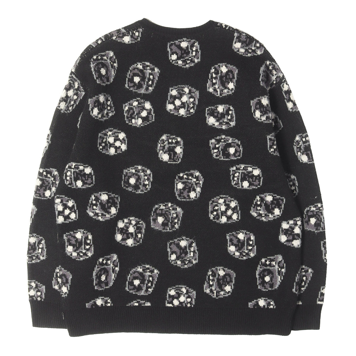 22AW ダイス柄 クルーネック ニット セーター(Dice Sweater)