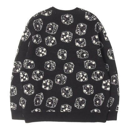 22AW ダイス柄 クルーネック ニット セーター(Dice Sweater)