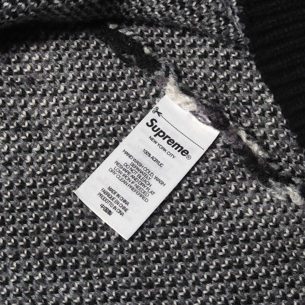 22AW ダイス柄 クルーネック ニット セーター(Dice Sweater)