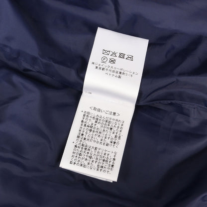 22AW フード マルチストライプ ナイロン 中綿ジャケット