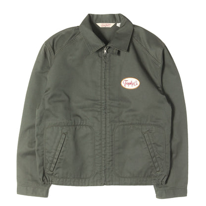 ワッペン付き T/Cツイル ワークジャケット(Gas Worker Jacket)