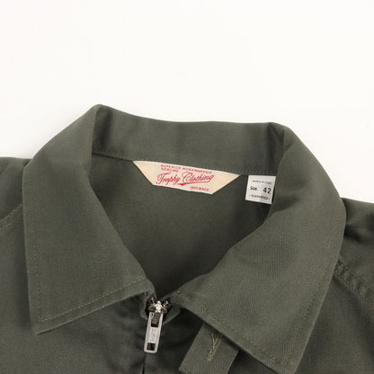 ワッペン付き T/Cツイル ワークジャケット(Gas Worker Jacket)