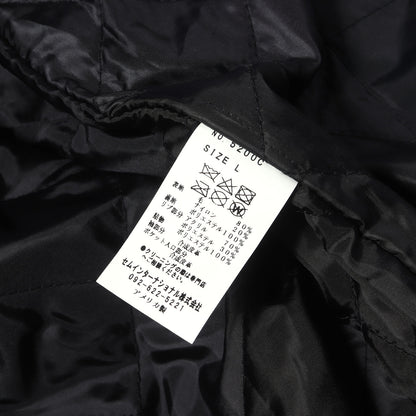 袖フェイクレザー メルトンウール スタジャン (Varsity Wool Leather Jacket) USA製