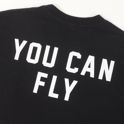 YOU CAN FLYロゴ クルーネック Tシャツ