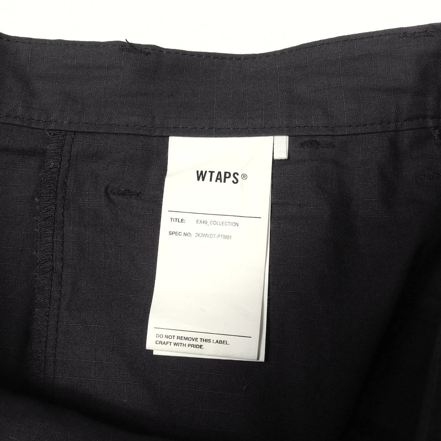 24AW リップストップ ミリタリー カーゴパンツ(MILT9601 / TROUSERS / COTTON. RIPSTOP)