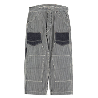 デリックマン ヒッコリーデニム ダブルニー ワークパンツ (UNION SPECIAL OVERALLS DERRICKMAN HICKORY)
