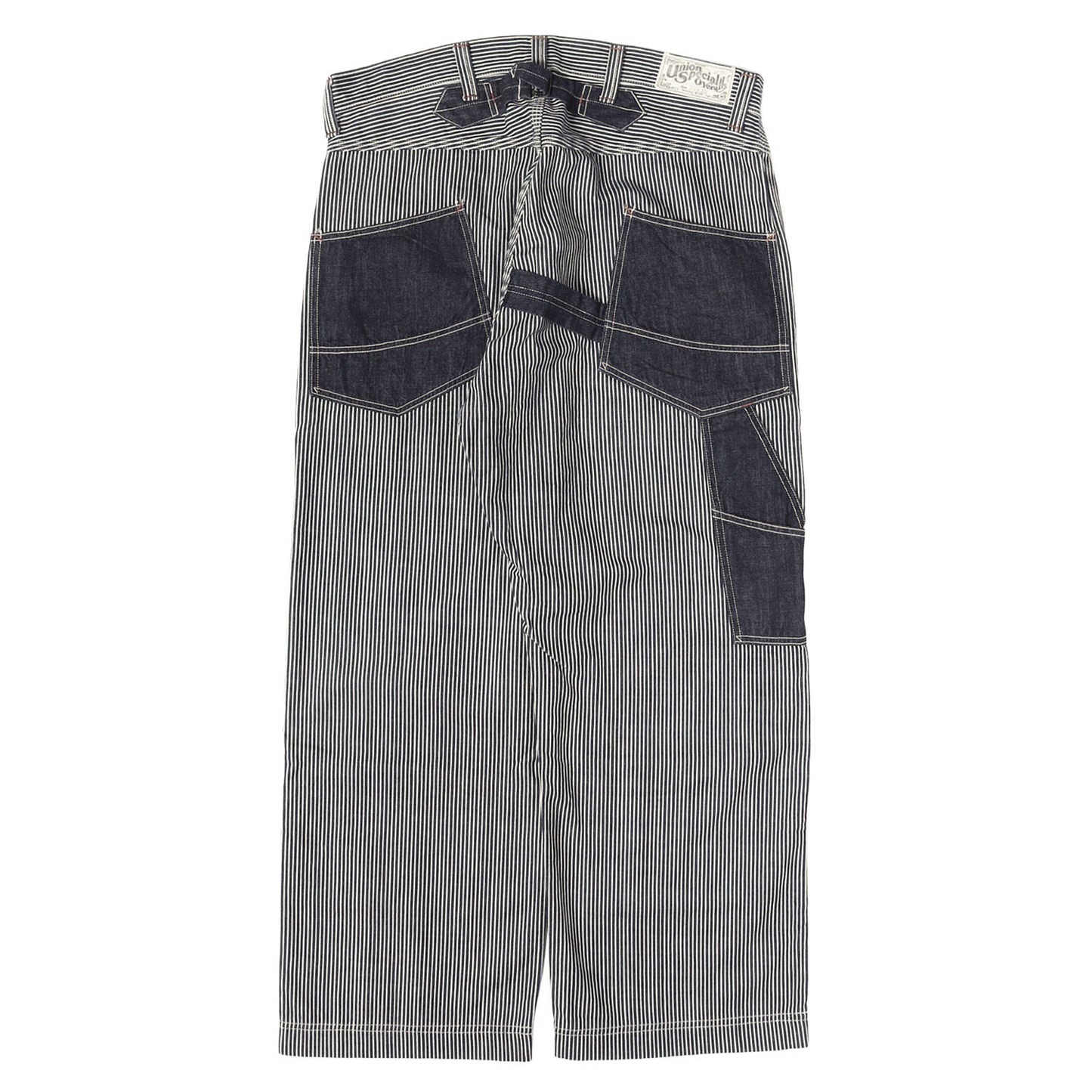 デリックマン ヒッコリーデニム ダブルニー ワークパンツ (UNION SPECIAL OVERALLS DERRICKMAN HICKORY)