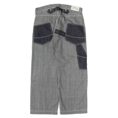 デリックマン ヒッコリーデニム ダブルニー ワークパンツ (UNION SPECIAL OVERALLS DERRICKMAN HICKORY)