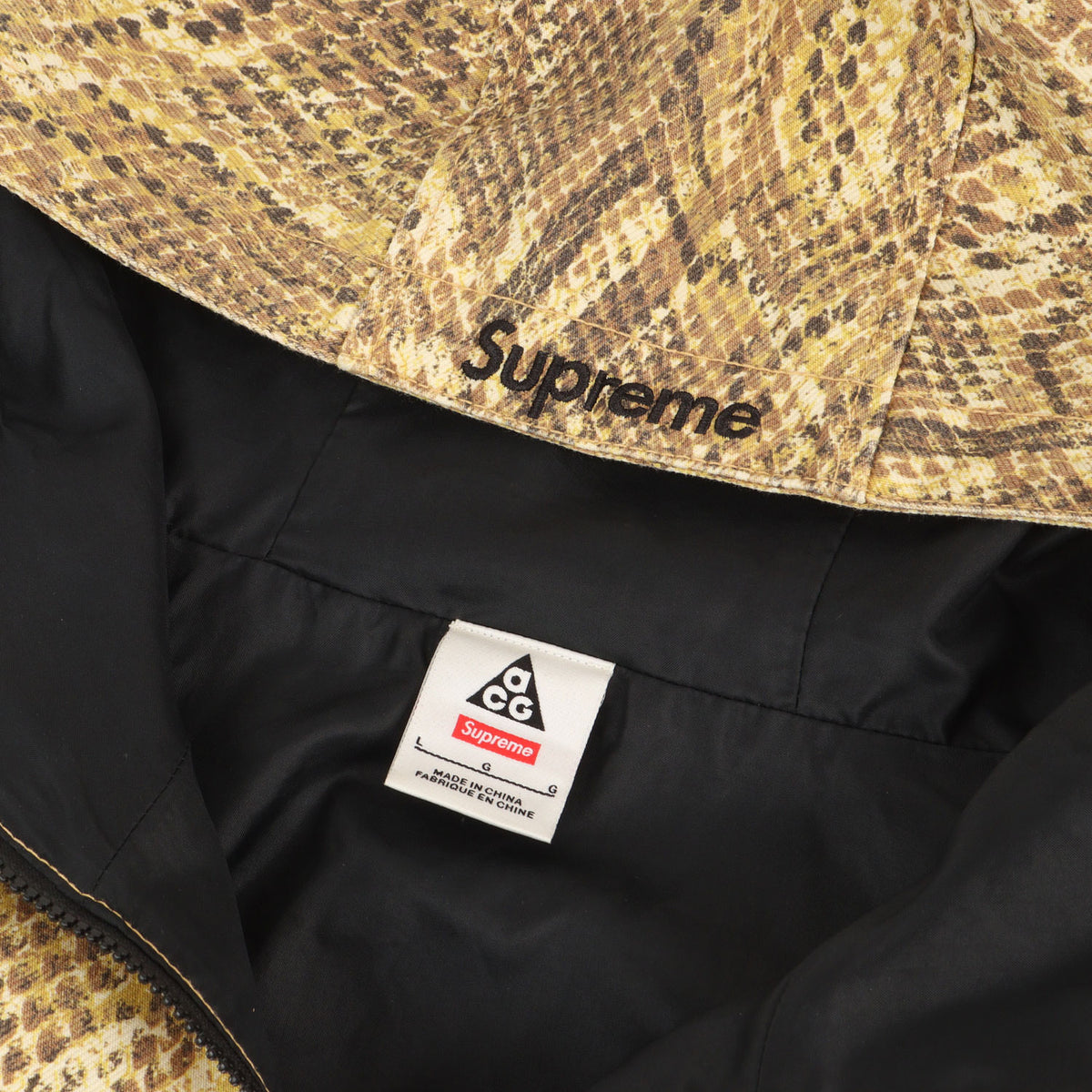 22AW ×NIKE ACG スネーク柄 コーデュラデニム プルオーバー ジャケット(Denim Pullover)