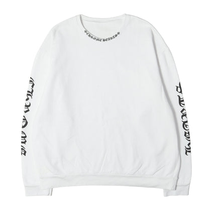 近年モデル ネックロゴ クルーネック スウェット(SWTSHRT PLVR)
