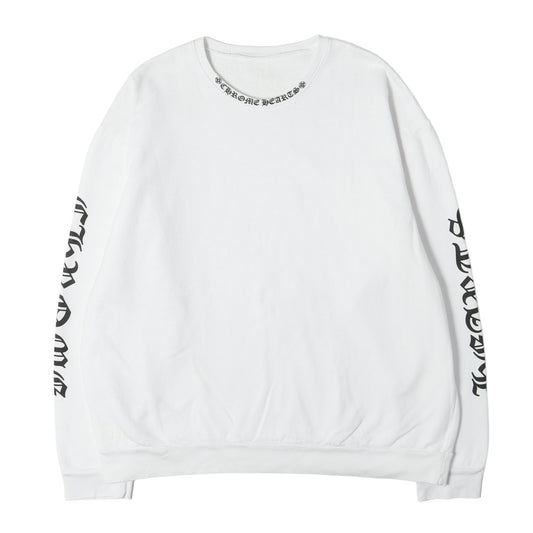 近年モデル ネックロゴ クルーネック スウェット(SWTSHRT PLVR)