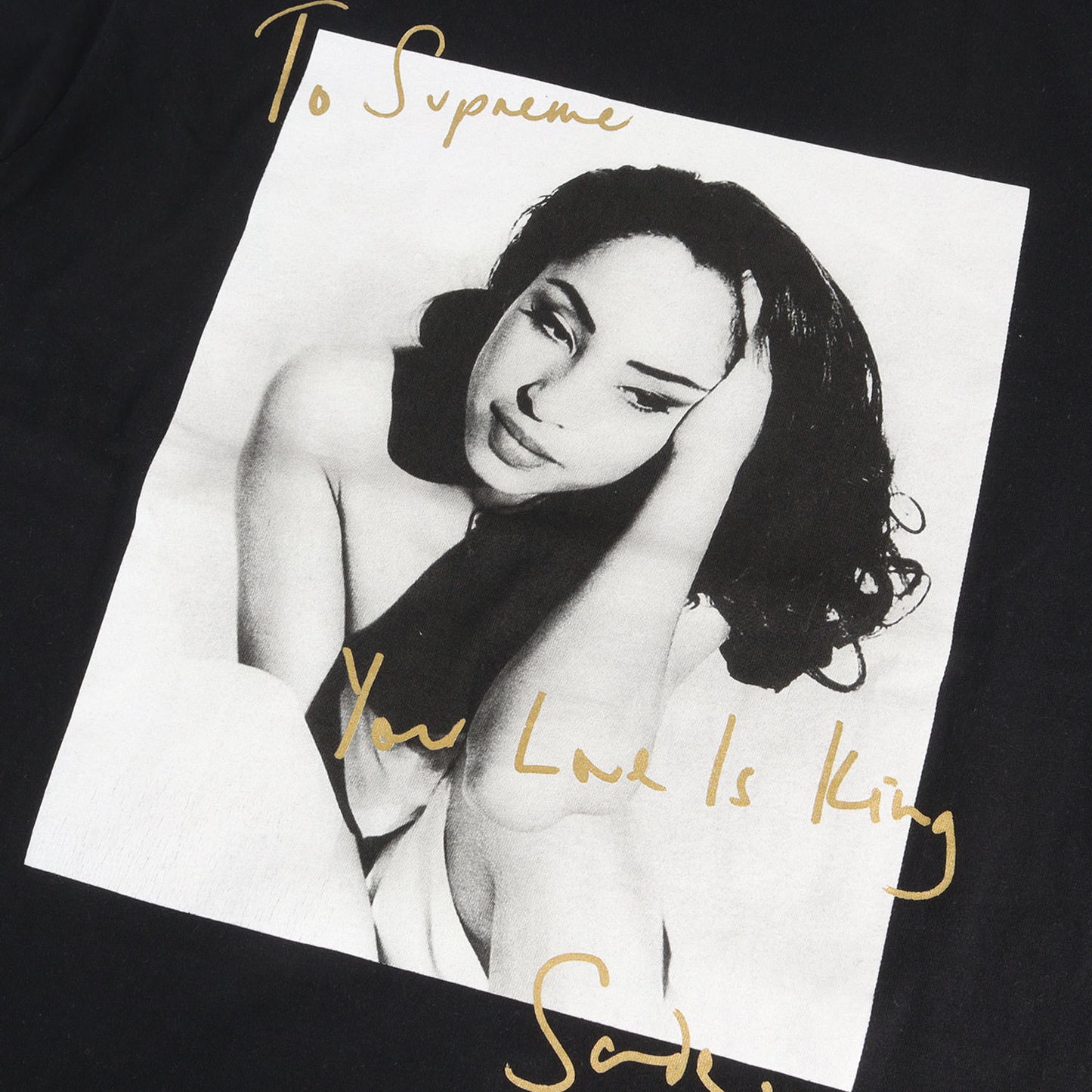 シャーデー・アデュ フォト Tシャツ(Sade Tee)