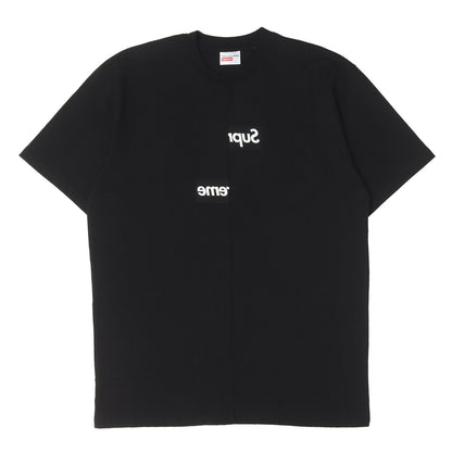 ×COMME des GARCONS SHIRT スプリット BOXロゴ Tシャツ(Split Box Logo Tee)