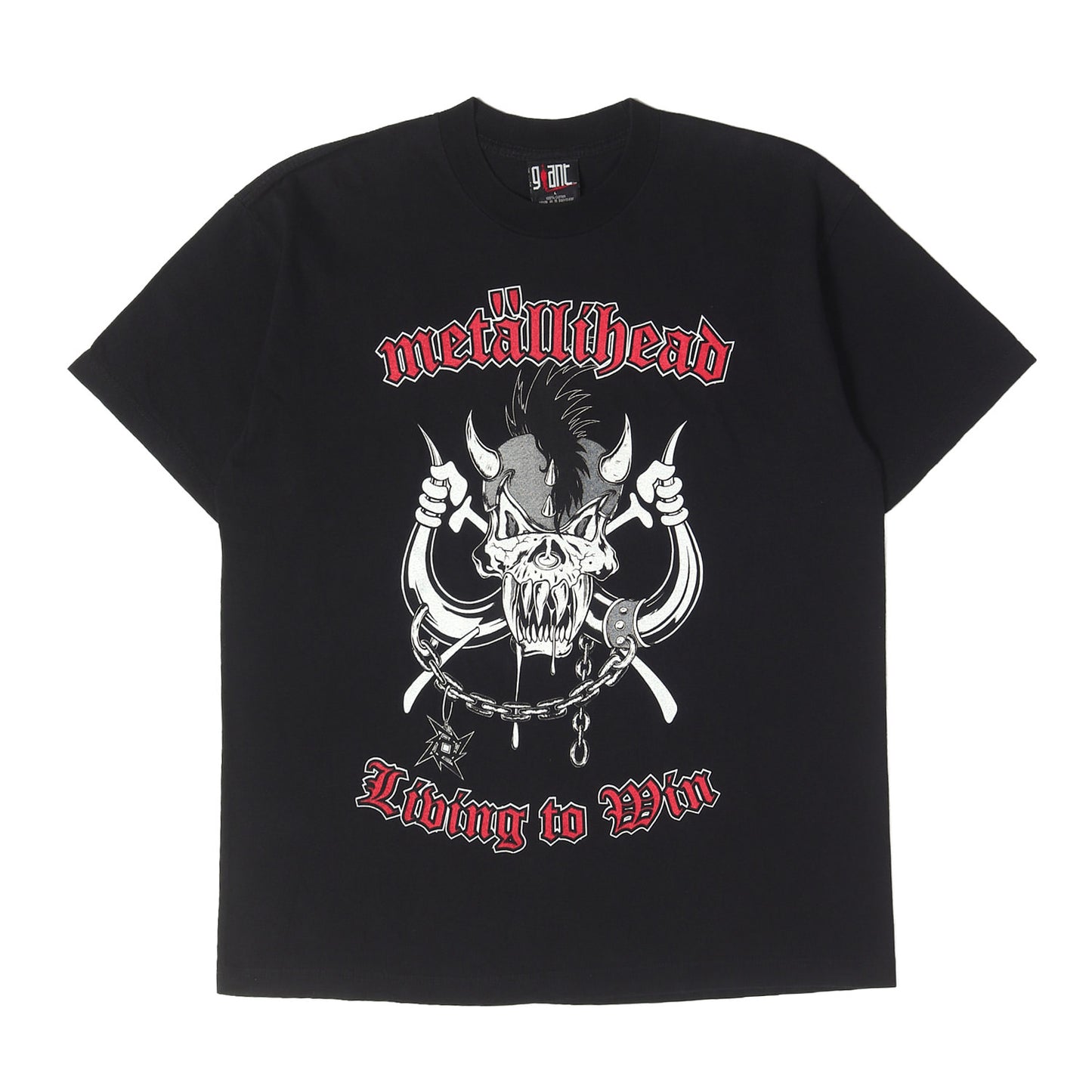 [ファンクラブ限定 METALLICA CLUB] 90s ×Motorhead メタリカ ウォーピッグ Tシャツ / エルサルバドル製 giant