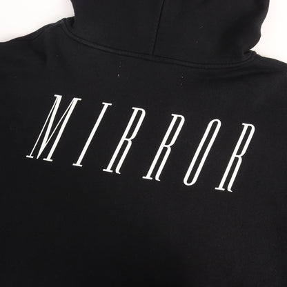 MIRRORロゴ マルチアイコン オーバーサイズ ジップ スウェットパーカー