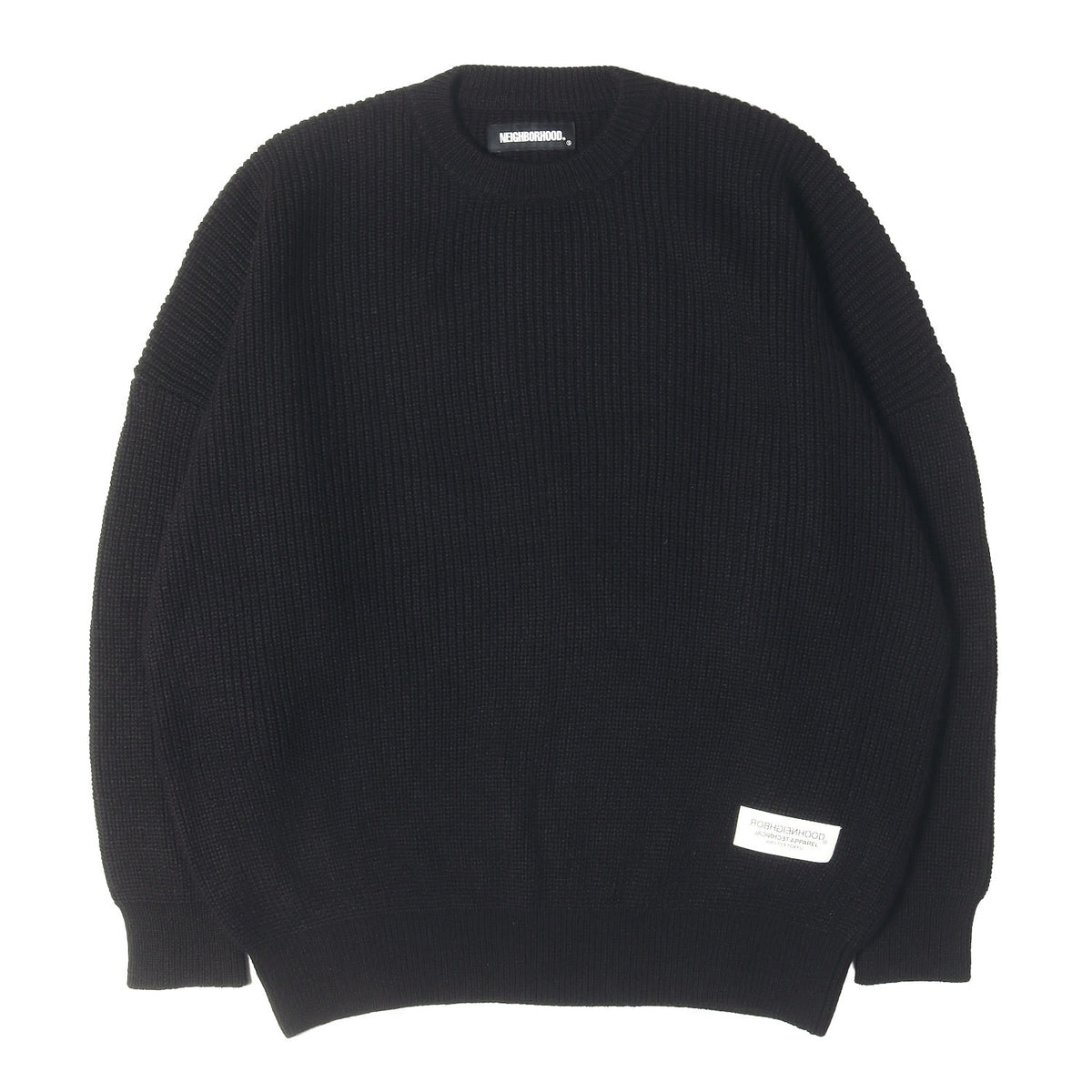 21AW オーバーサイズ クルーネック ニット セーター (FLAT / AW-KNIT. LS)