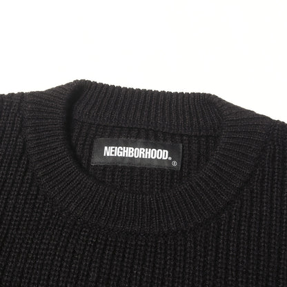 21AW オーバーサイズ クルーネック ニット セーター (FLAT / AW-KNIT. LS)