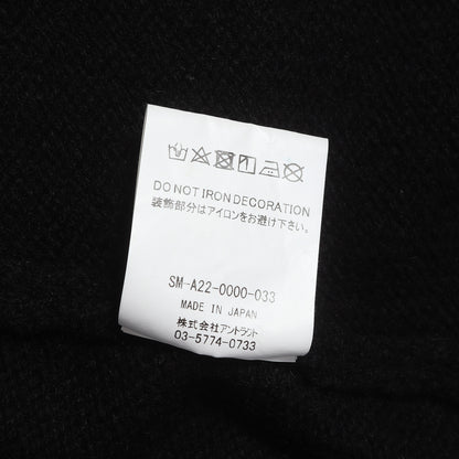22AW ダメージ加工 CLFロゴ オーバーサイズ ウールニット(KNIT / CLF)