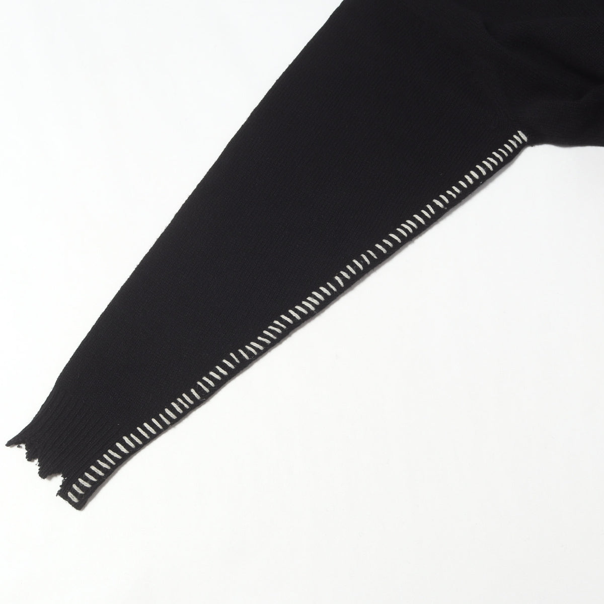 22AW ダメージ加工 CLFロゴ オーバーサイズ ウールニット(KNIT / CLF)