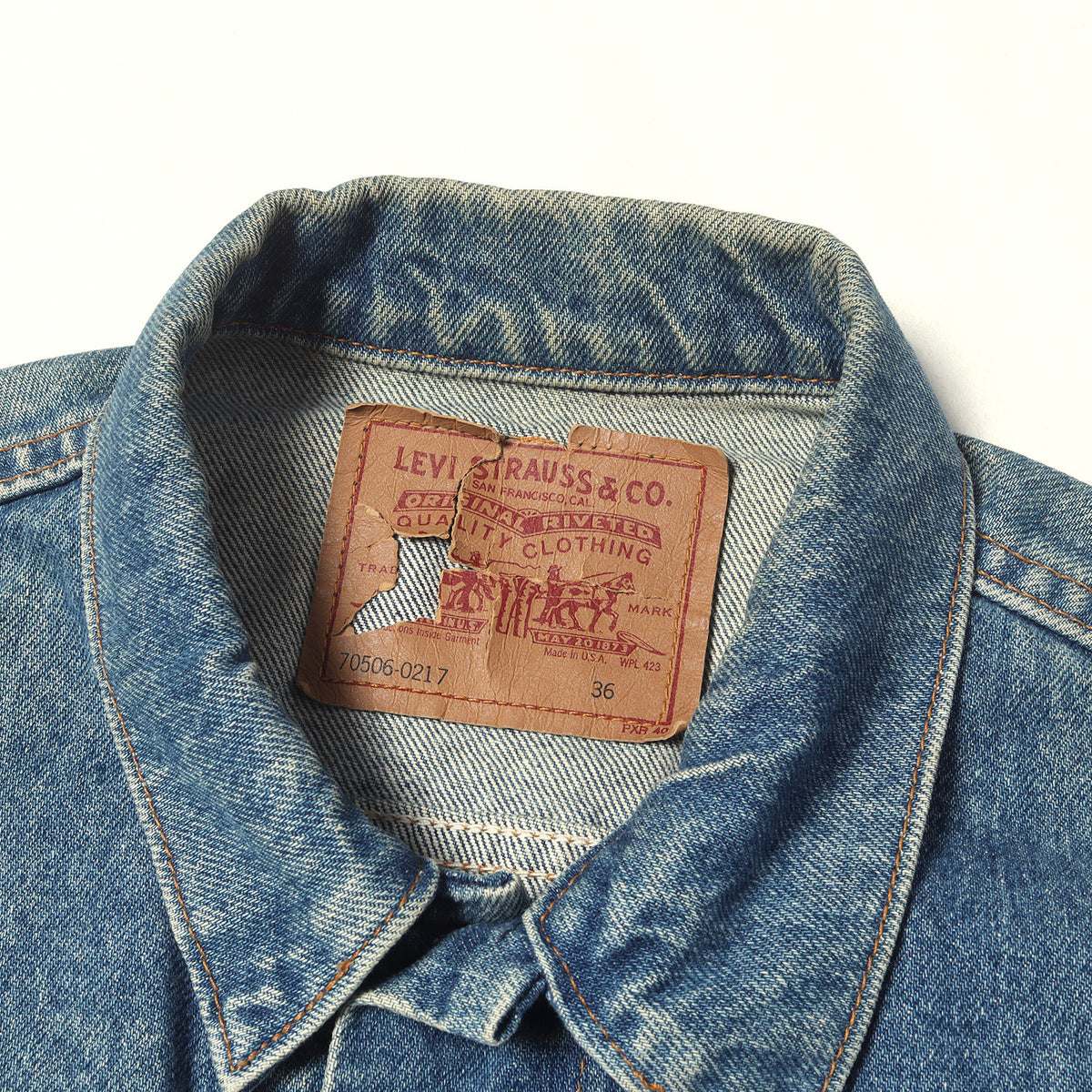 [人気品番] 90s 70506-0217 デニムジャケット USA製