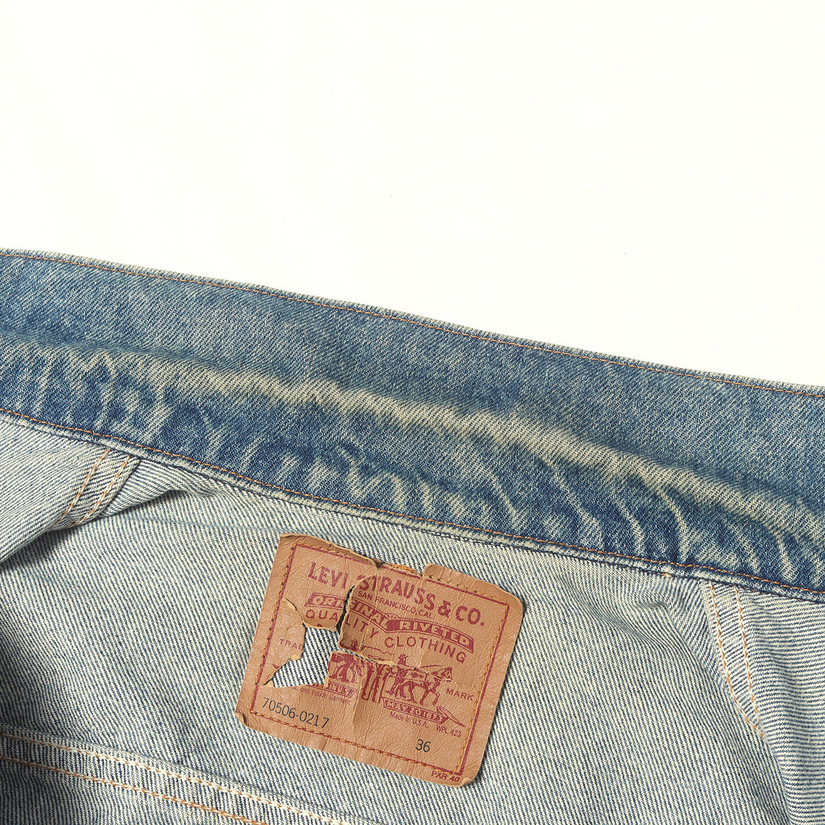 [人気品番] 90s 70506-0217 デニムジャケット USA製