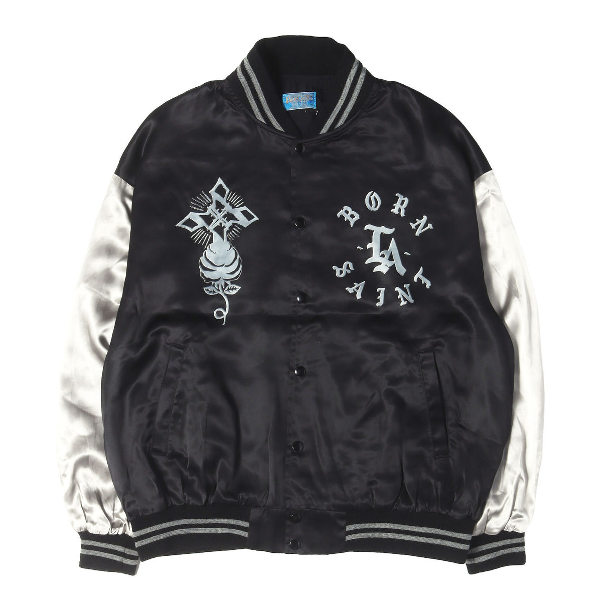 24SS ×BORN X RAISED サテン スタジャン(BR_SATIN JACKET)