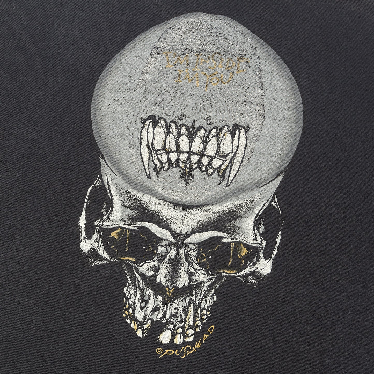 90s Metallica Pushead Sad but True Tシャツ / giant メタリカ パスヘッド