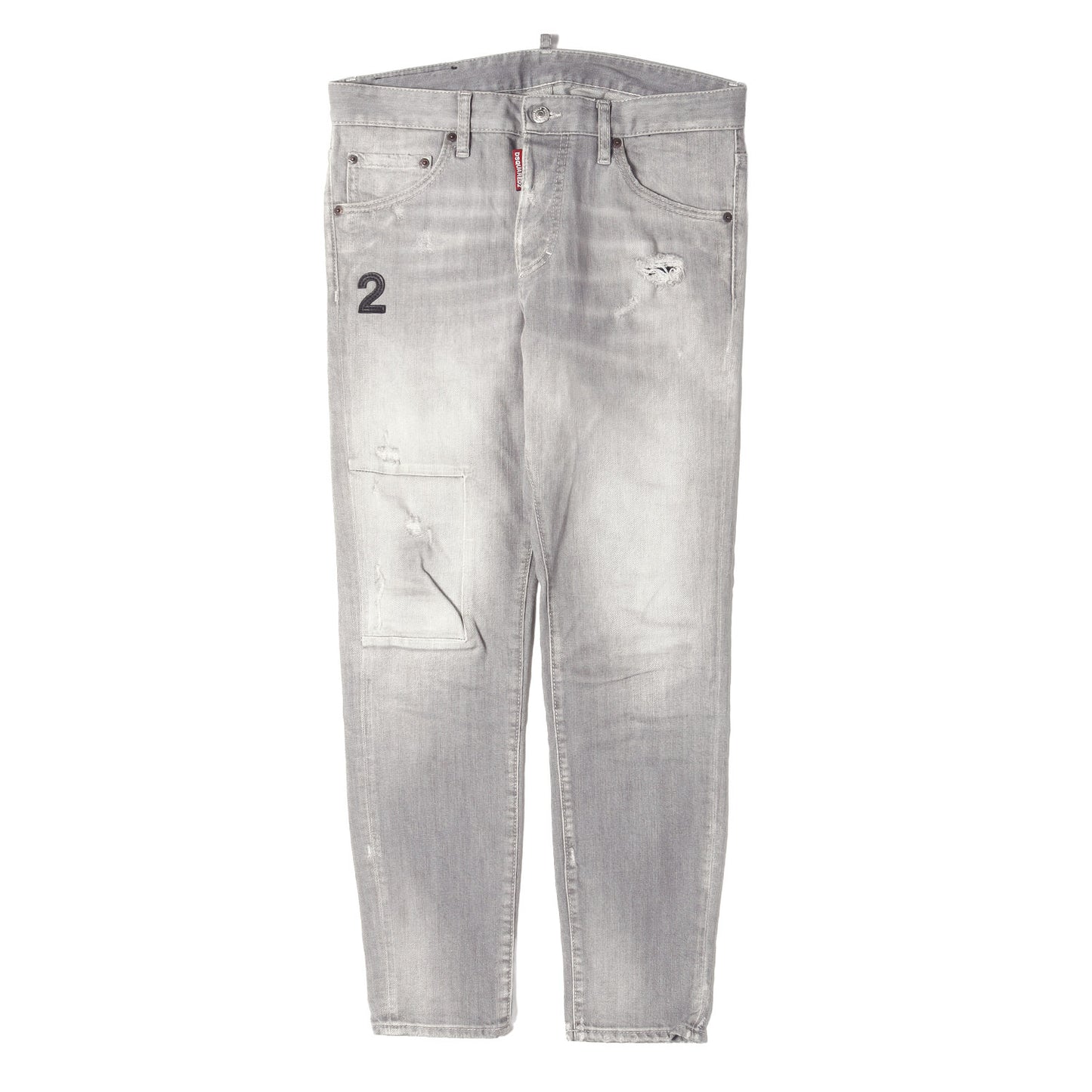 20SS ダメージ加工 ストレッチ スキニー デニムパンツ(Skinny Dan Jean)
