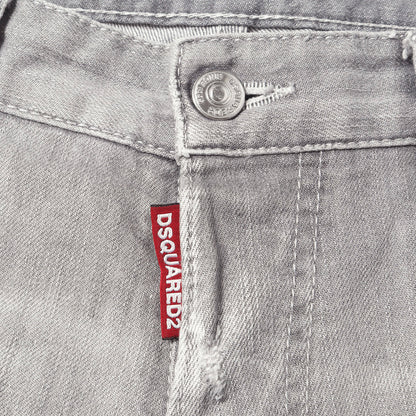 20SS ダメージ加工 ストレッチ スキニー デニムパンツ(Skinny Dan Jean)