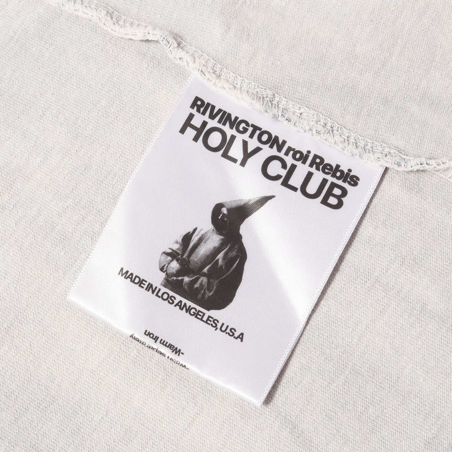 ブリーチ加工 バーニングクロス オーバーサイズ Tシャツ(BURNING CROSS PRINT T-SHIRT)