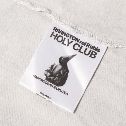 ブリーチ加工 バーニングクロス オーバーサイズ Tシャツ(BURNING CROSS PRINT T-SHIRT)