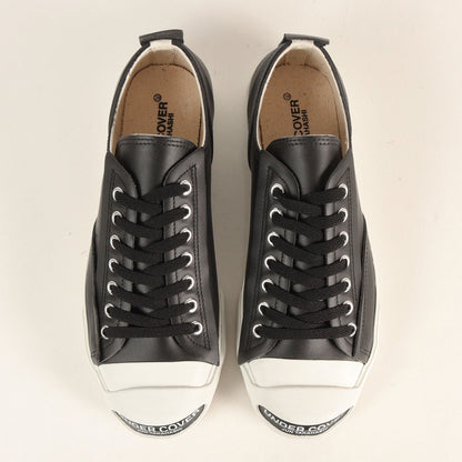 トゥーロゴ ジャックパーセル型 レザー スニーカー(TOE LOGO LEATHER SNEAKERS)