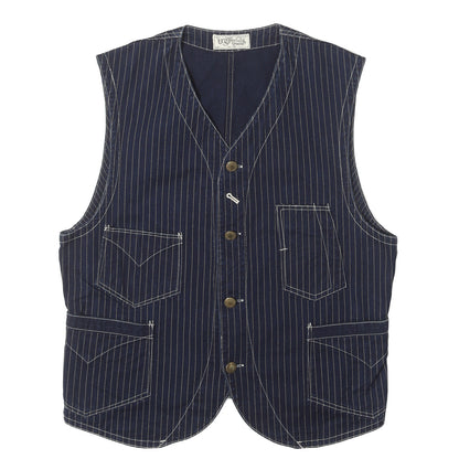 ウォバッシュストライプ コンダクターベスト (UNION SPECIAL OVERALLS CONDUCTOR VEST)