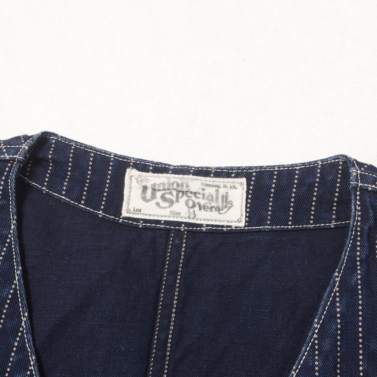 ウォバッシュストライプ コンダクターベスト (UNION SPECIAL OVERALLS CONDUCTOR VEST)