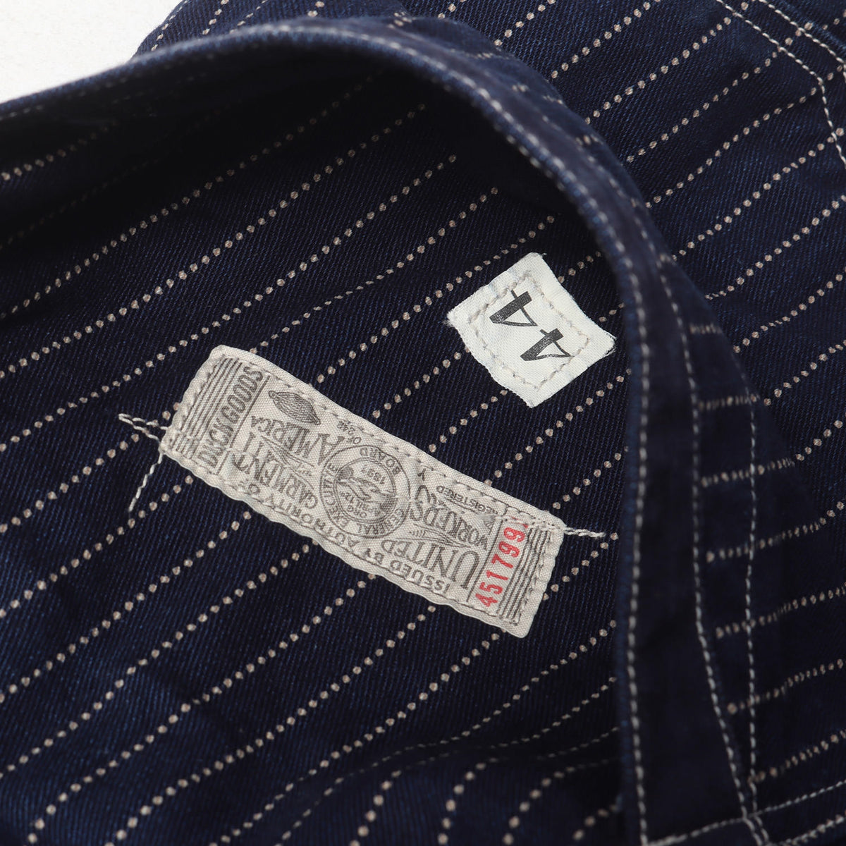 ウォバッシュストライプ コンダクターベスト (UNION SPECIAL OVERALLS CONDUCTOR VEST)
