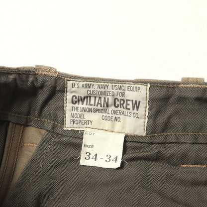 M-1942 ヘリンボーン ミリタリーパンツ (UNION SPECIAL OVERALLS M-1942 TROUSERS)