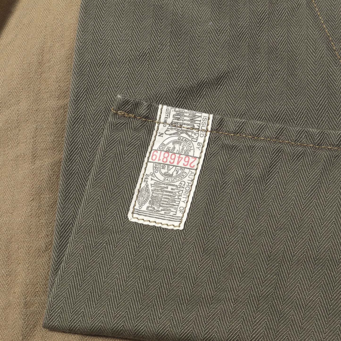 M-1942 ヘリンボーン ミリタリーパンツ (UNION SPECIAL OVERALLS M-1942 TROUSERS)