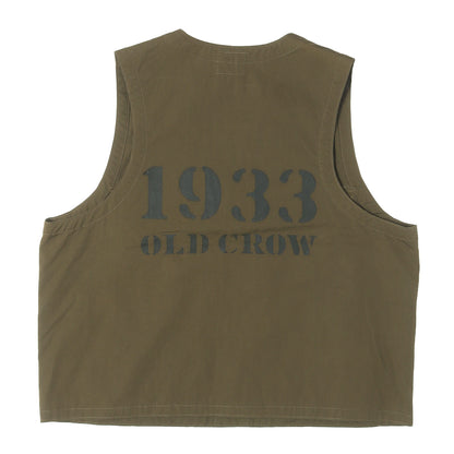 レザーパッチ付き C-1 ミリタリーベスト(OLDROD C - VEST)