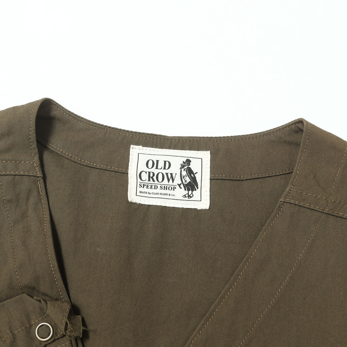 レザーパッチ付き C-1 ミリタリーベスト(OLDROD C - VEST)
