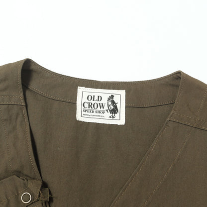 レザーパッチ付き C-1 ミリタリーベスト(OLDROD C - VEST)