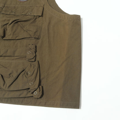 レザーパッチ付き C-1 ミリタリーベスト(OLDROD C - VEST)