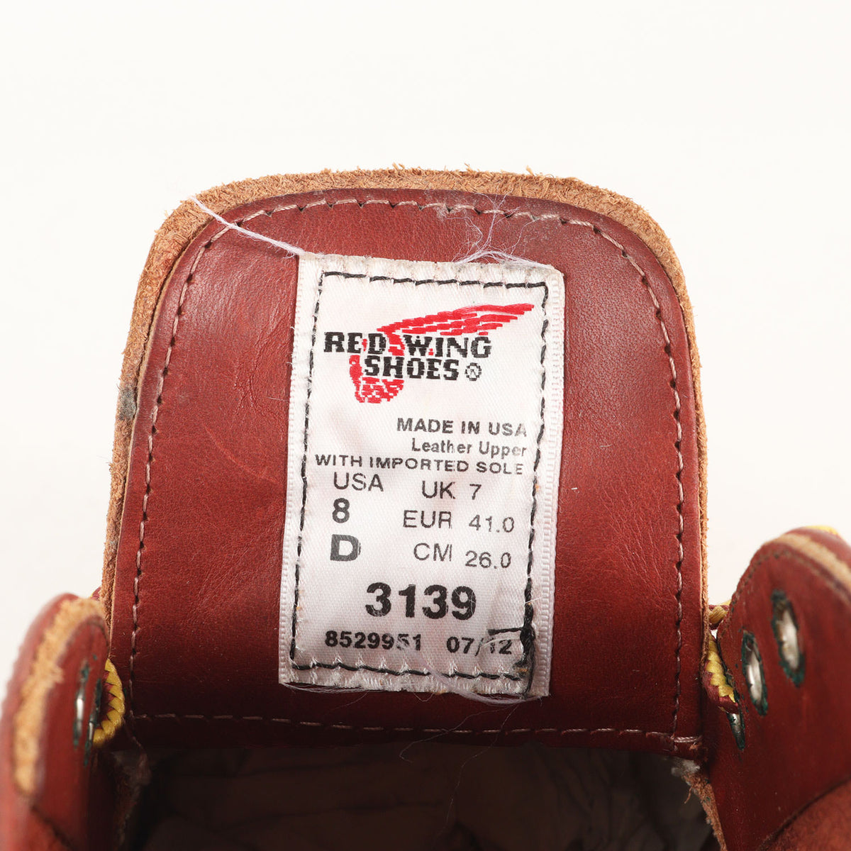 [人気品番 3139] ワーク チャッカブーツ / 2012年製 Work Chukka