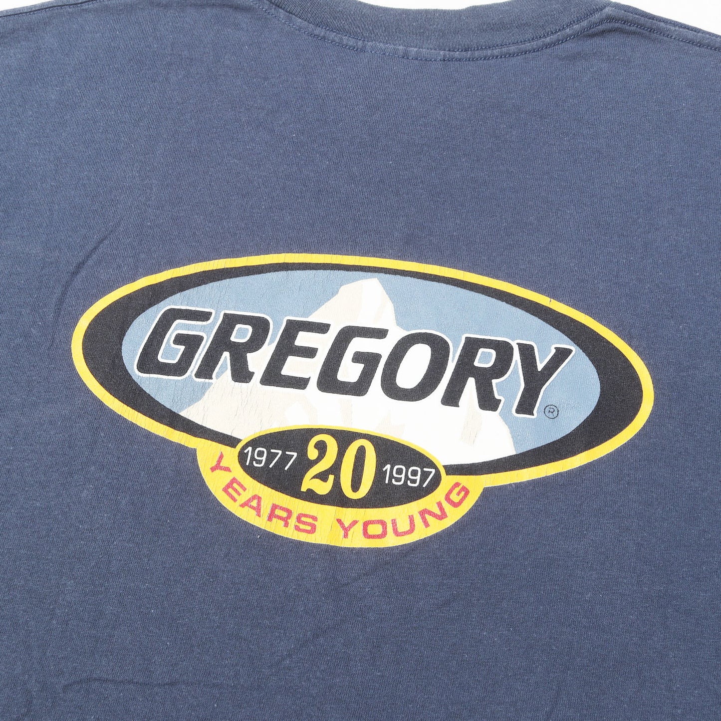 [Goodフェード] 90s 20周年記念 両面プリント ロゴマーク Tシャツ メキシコ製