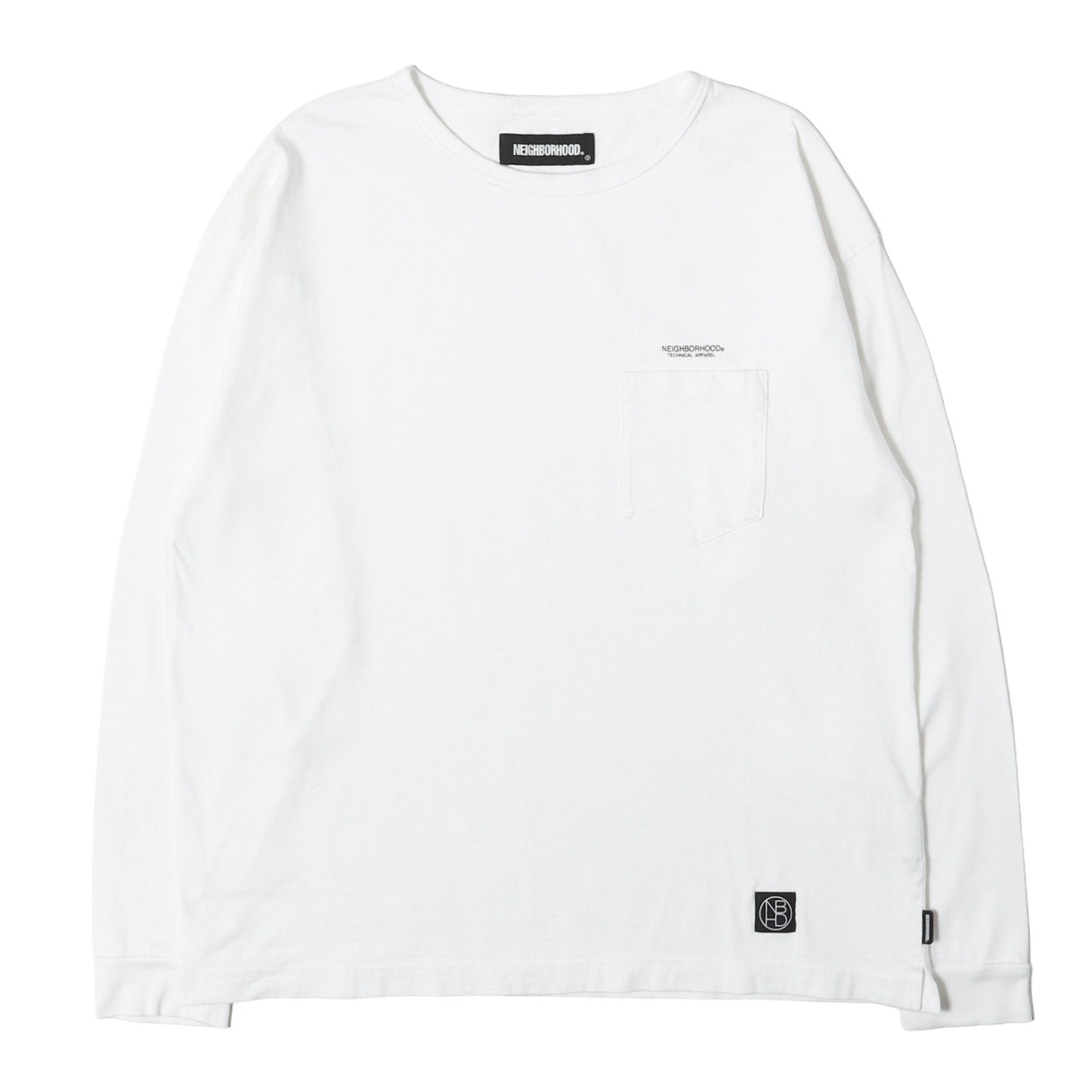 22SS スモールロゴ ロングスリーブ ポケット Tシャツ(CLASSIC P/C CREW. LS)
