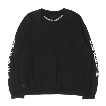 近年モデル ネックロゴ クルーネック スウェット(SWTSHRT PLVR)