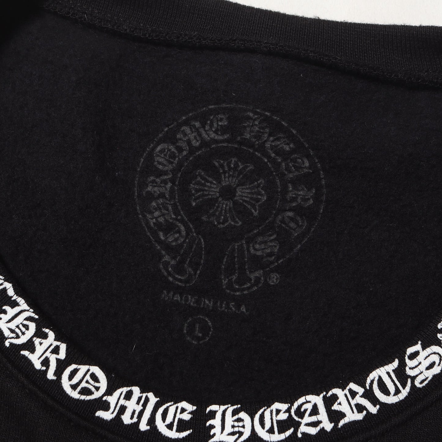 近年モデル ネックロゴ クルーネック スウェット(SWTSHRT PLVR)