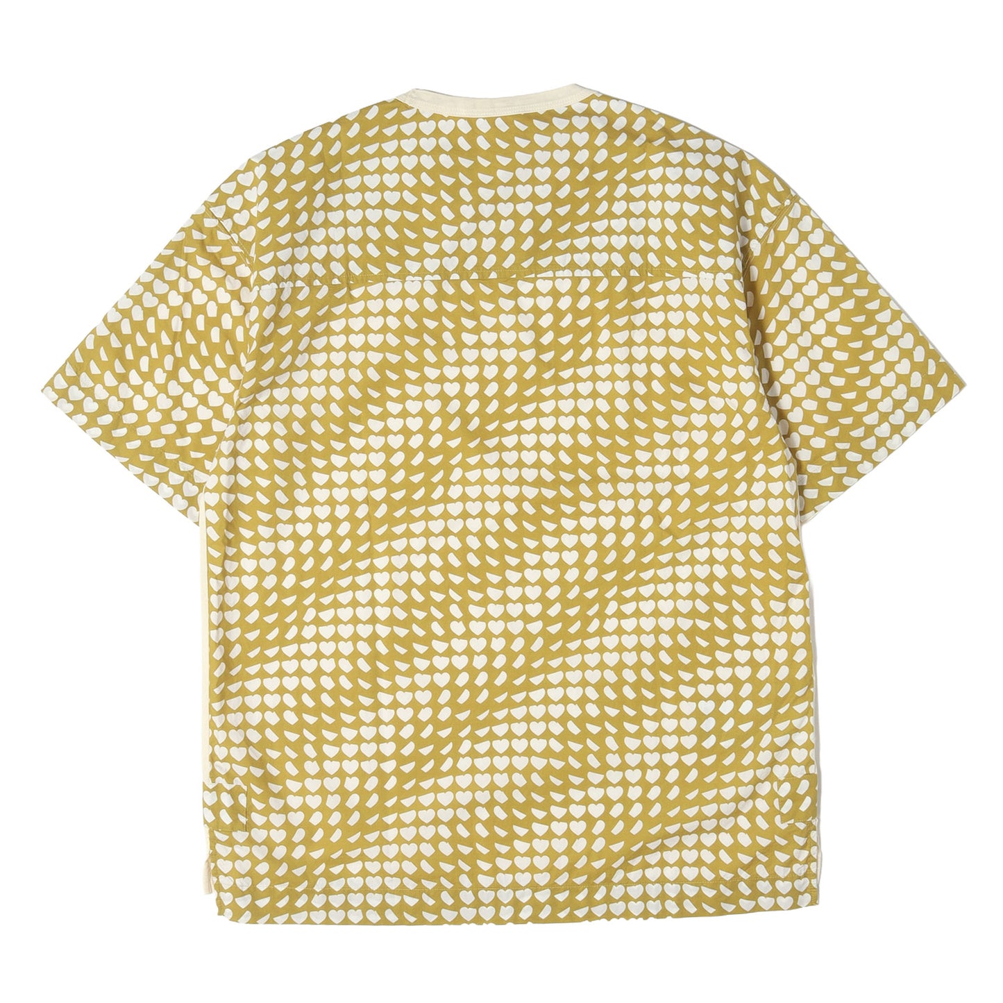20AW ハートデザイン 切替し クルーネック Tシャツ