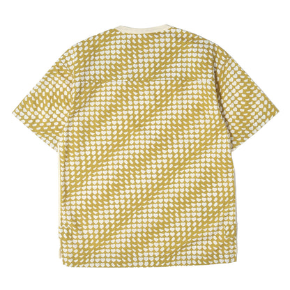 20AW ハートデザイン 切替し クルーネック Tシャツ