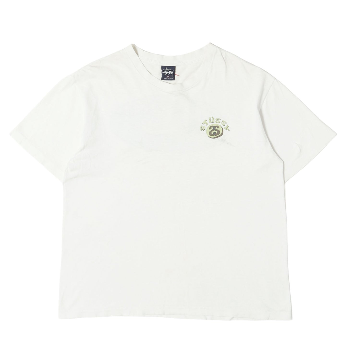 90s OLD STUSSY 紺タグ ビーチグラフィック Tシャツ(USA製)